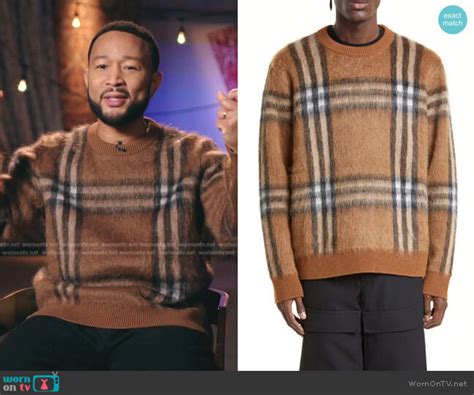 john legend burberry sweater|john legend sweatshirt sale.